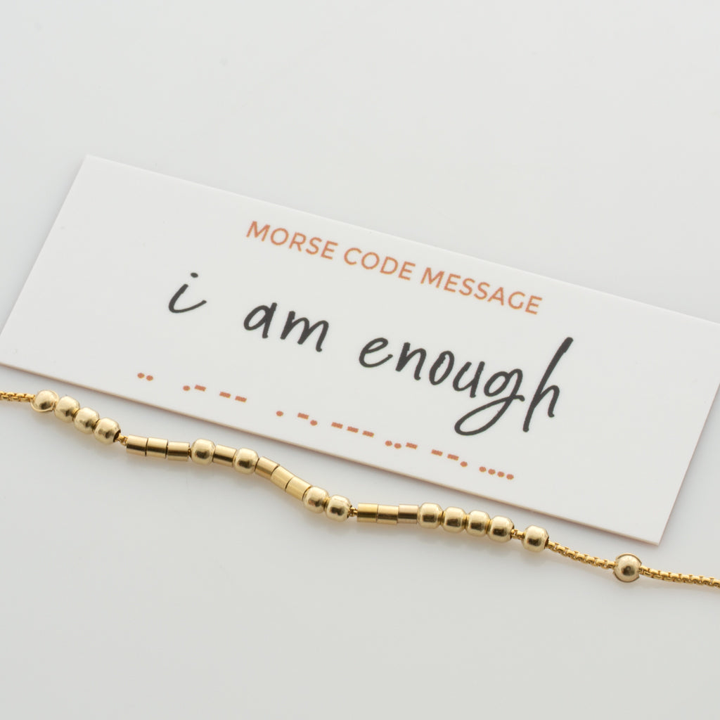 &quot;I Am Enough&quot;  Morse Code