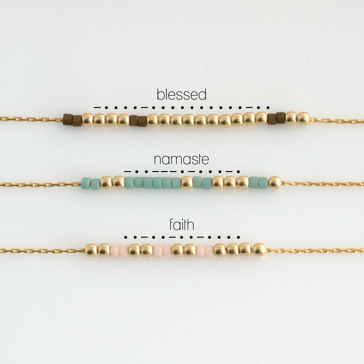 Custom Morse Code Necklace