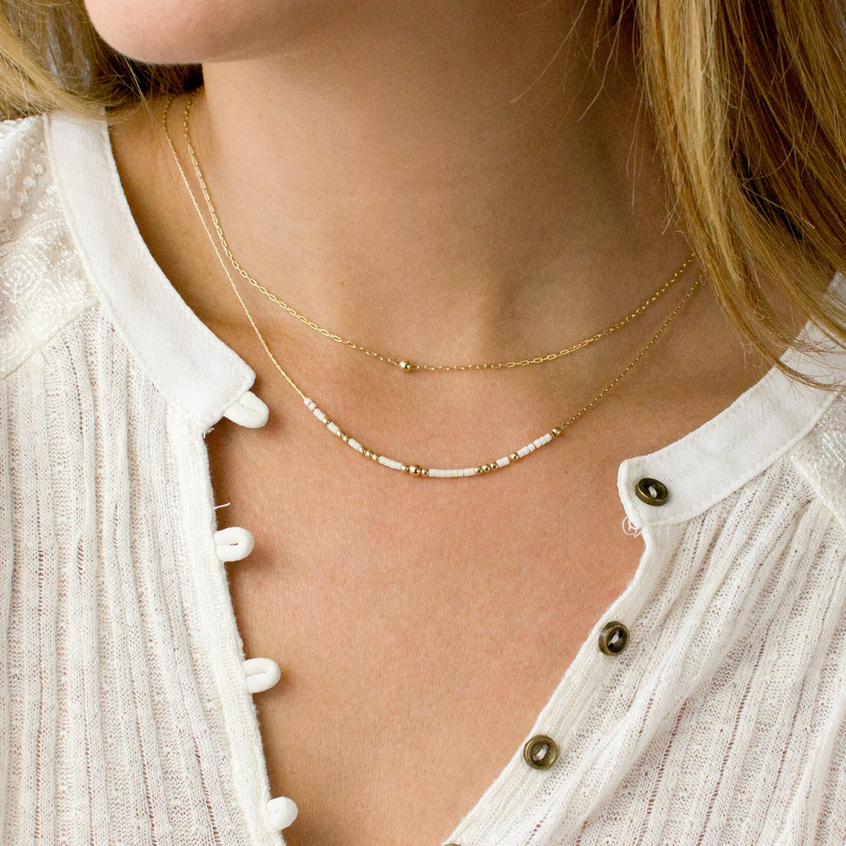 Morse Code Necklace - Love Collection