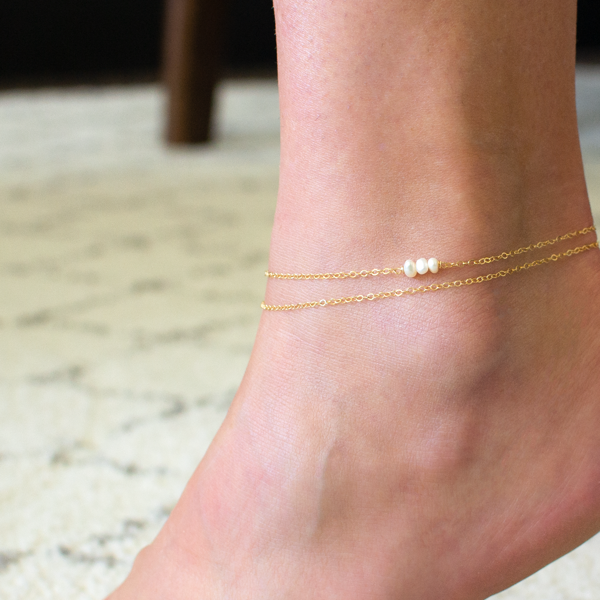 Pearl Chain Anklet