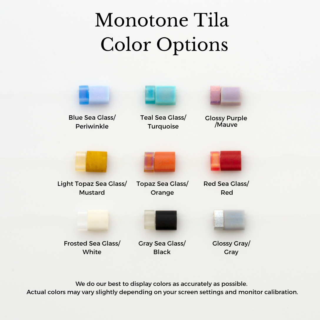 Custom Tila Morse Code Bracelet - Monotone Collection