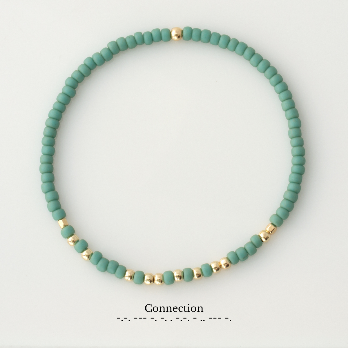 Word of the Year Endless Morse Code Bracelet