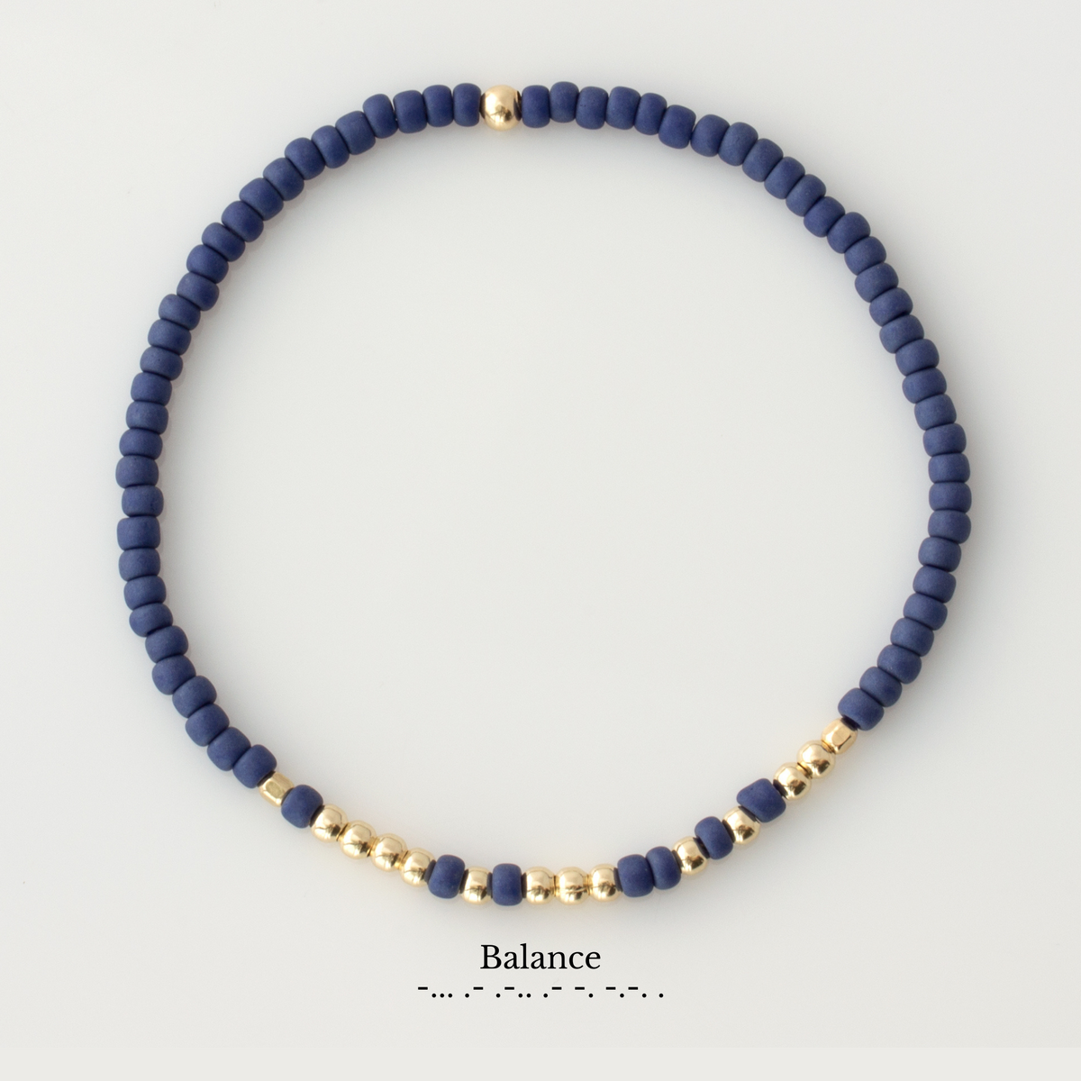 Word of the Year Endless Morse Code Bracelet