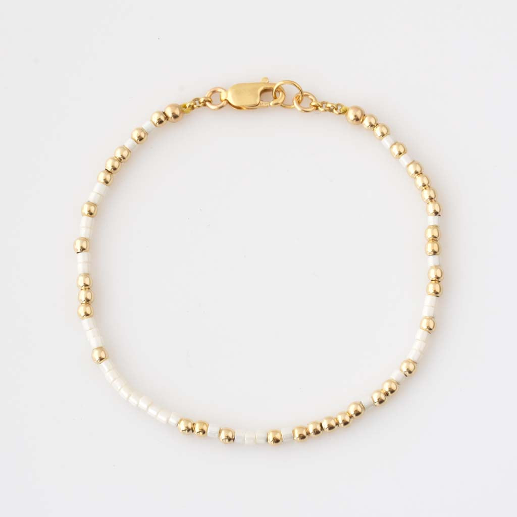 "Always My Mom, Forever My Friend" Morse Code Bracelet
