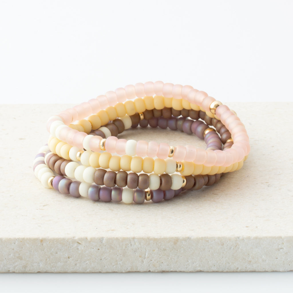 Custom Two-Tone Bubble Morse Code Bracelet