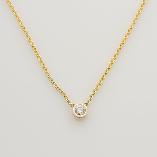 14k Gold Birthstone Necklace - LEILA