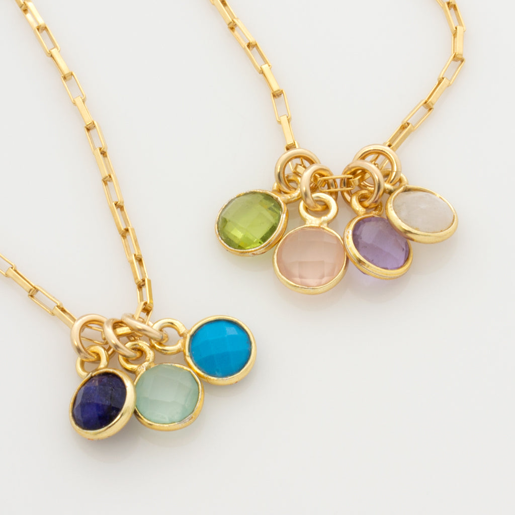 Birthstone Charm Necklace