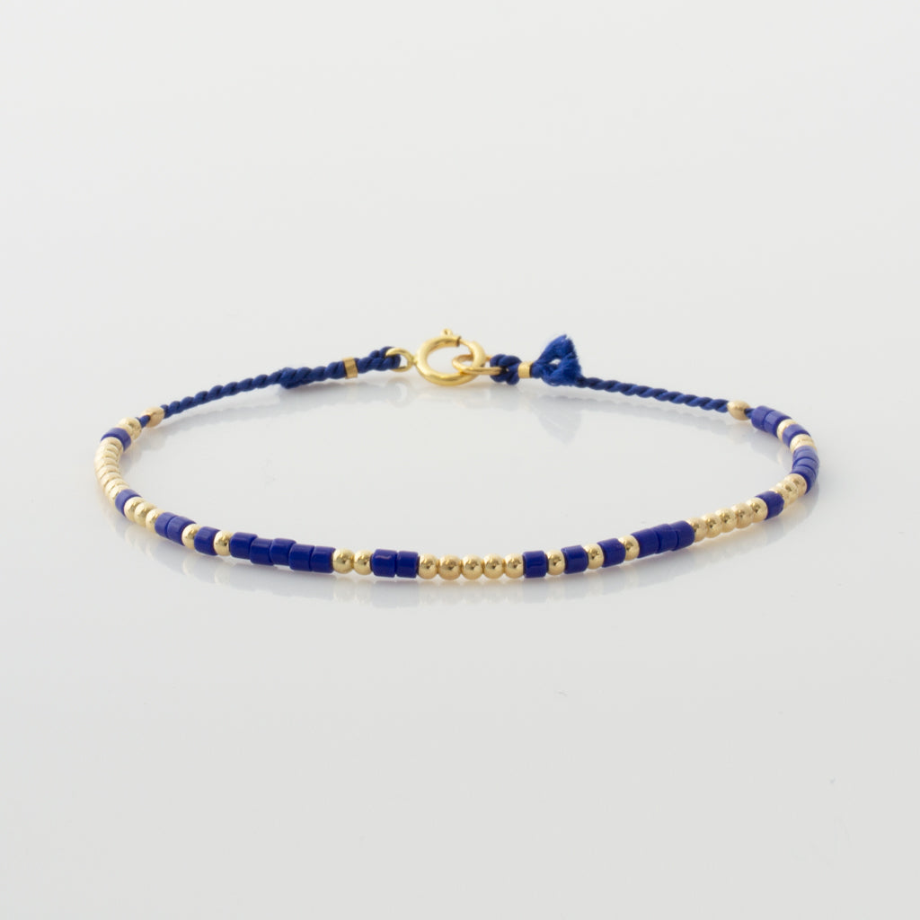 "I'd Help You Bury The Body" Silk Morse Code Bracelet