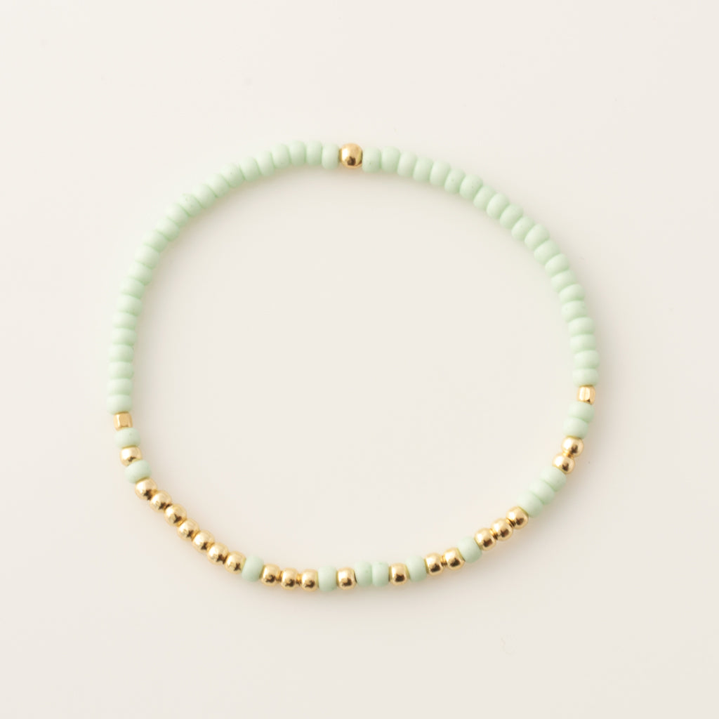 "Chin Up, Tits Out" Endless Morse Code Bracelet