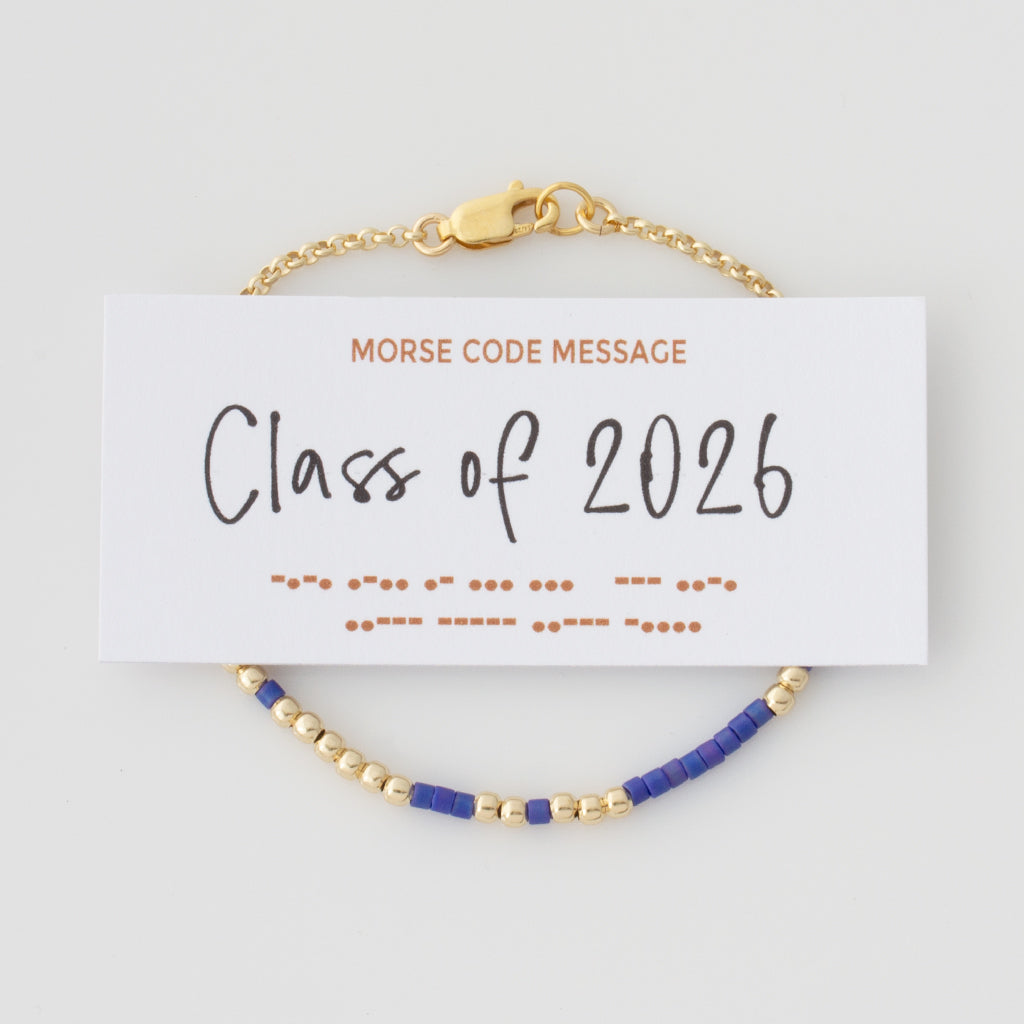 Class of 2026 Morse Code Bracelet - LEILA
