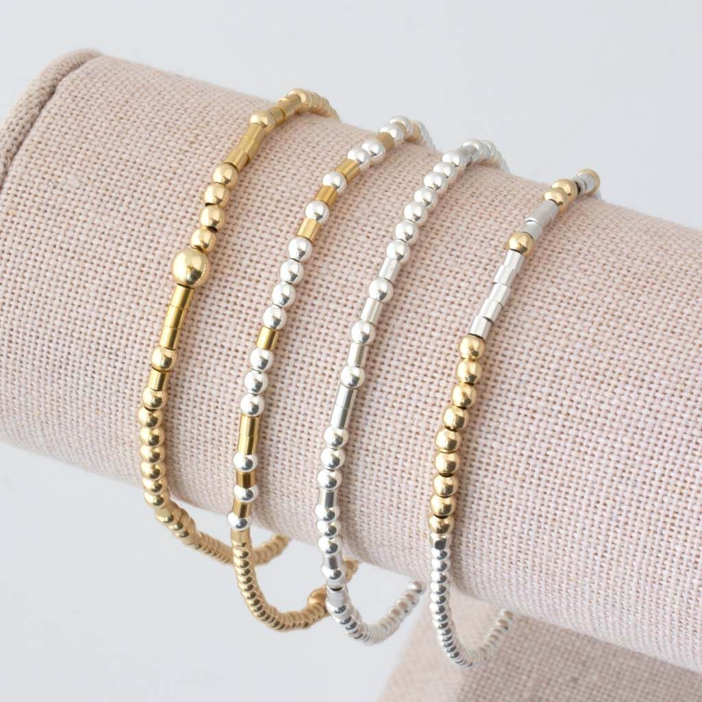 Custom Endless Luxe Morse Code Bracelet