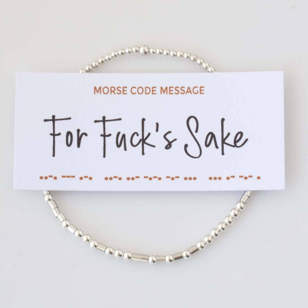 Custom Endless Luxe Morse Code Bracelet