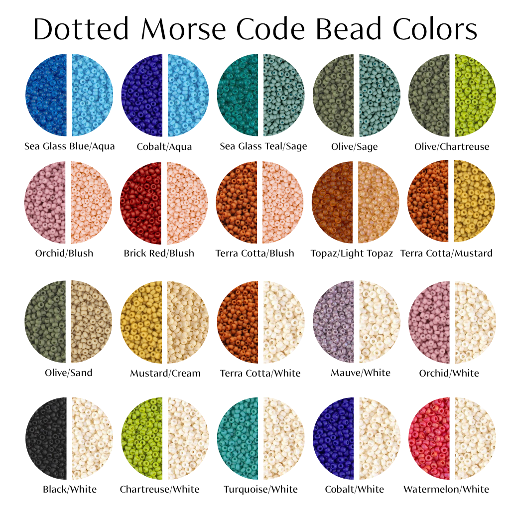 Dotted Morse Code Bracelet