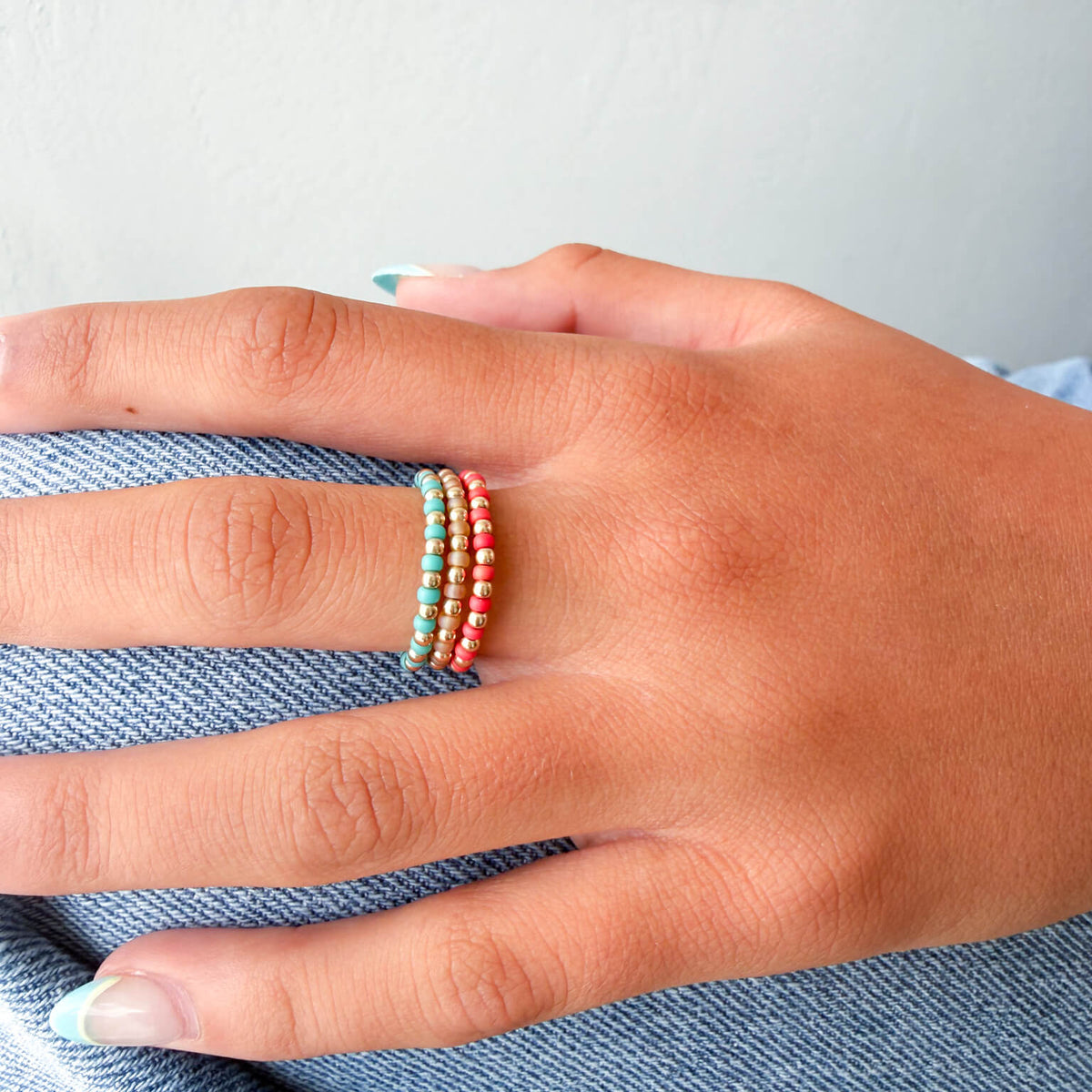 Dotted Color Pop Ring