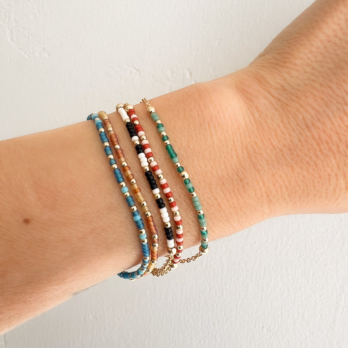 Dotted Morse Code Bracelet