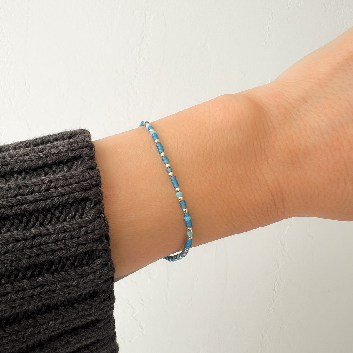 Dotted Morse Code Bracelet