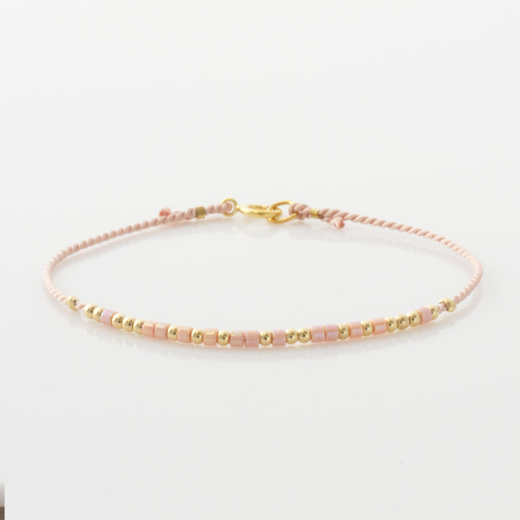 "Fuck Cancer" Silk Morse Code Bracelet