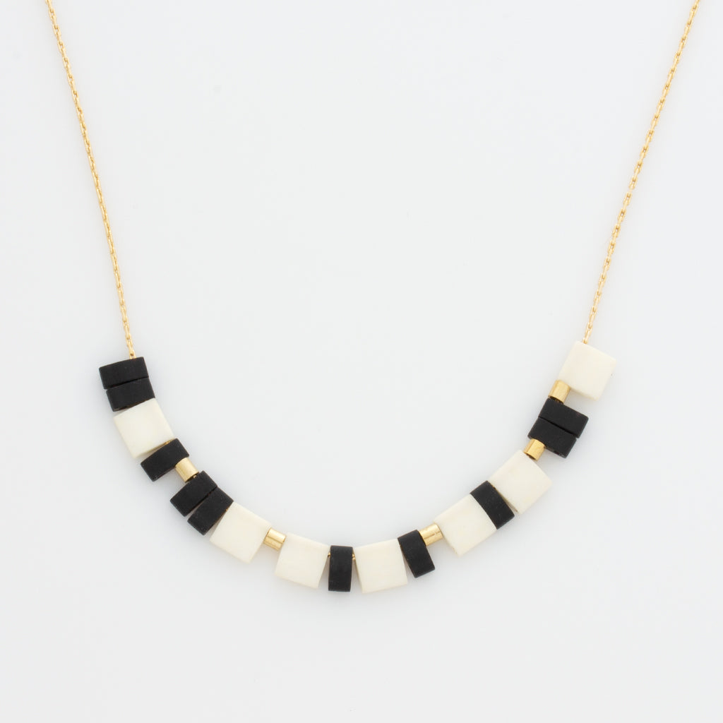 Color Block Morse Code &quot;Fuck It&quot; Necklace