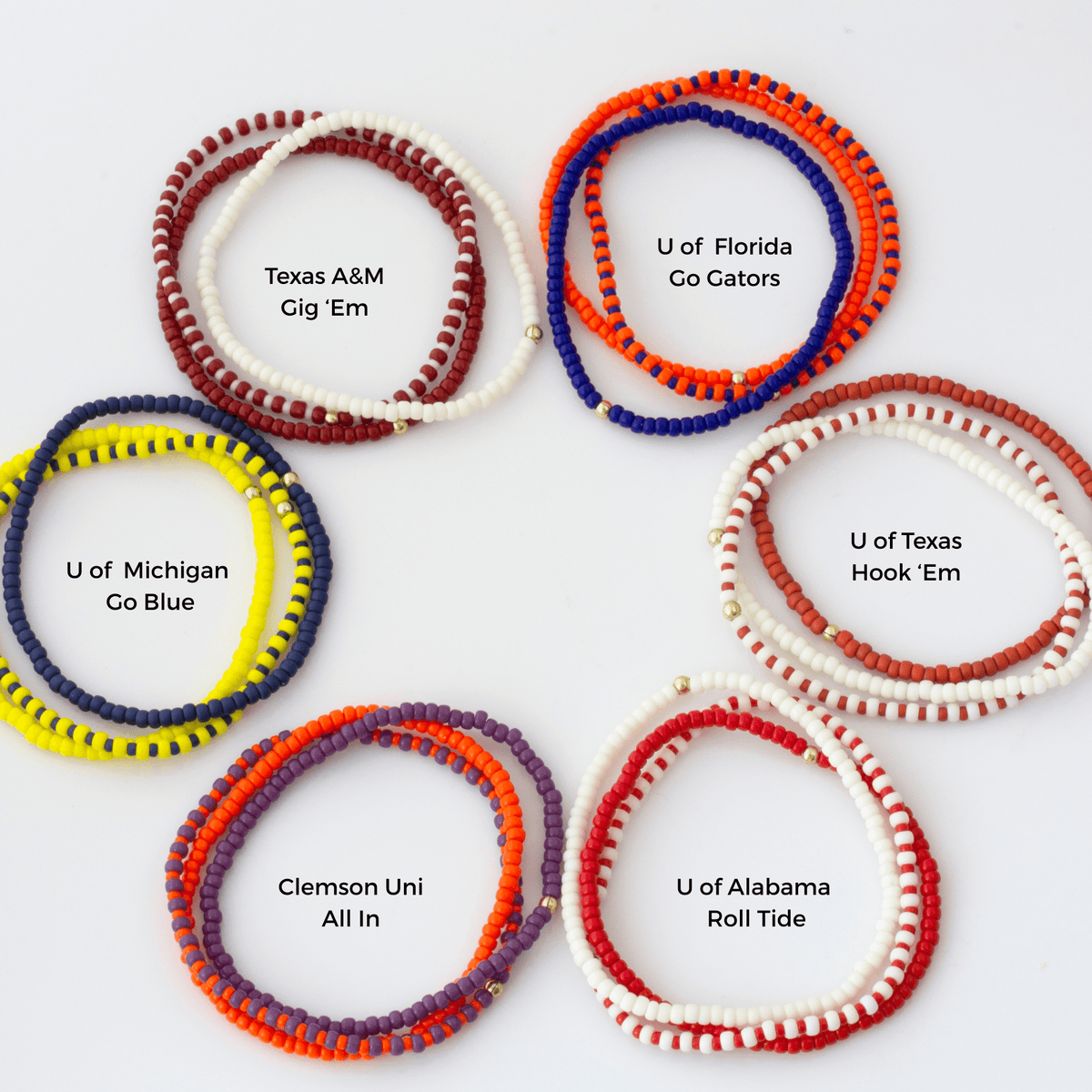 Game Day Triple Stack Bracelets