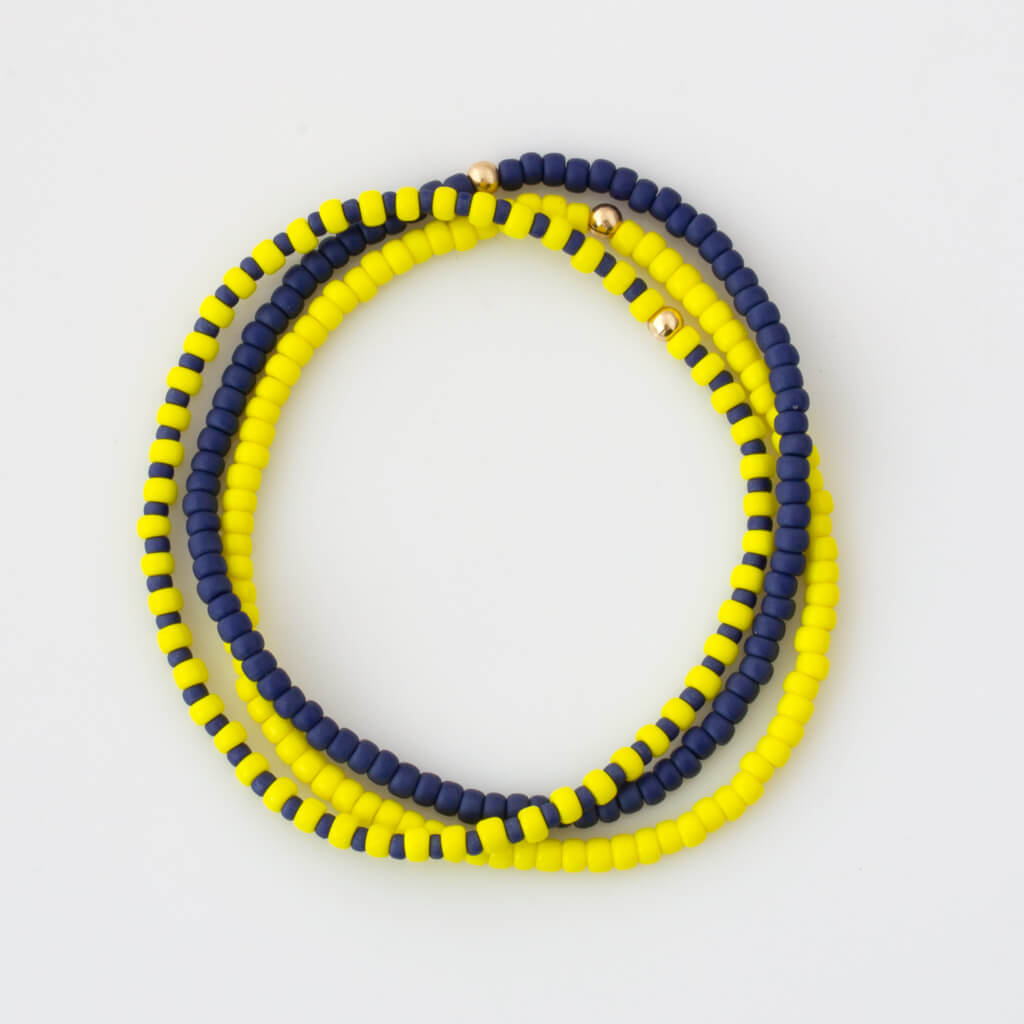 Game Day Triple Stack Bracelets