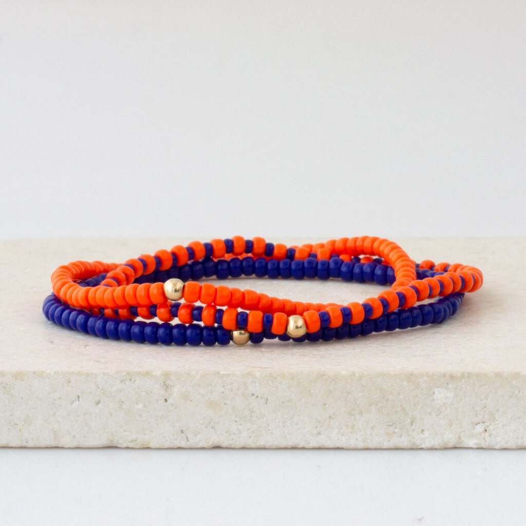 Game Day Triple Stack Bracelets