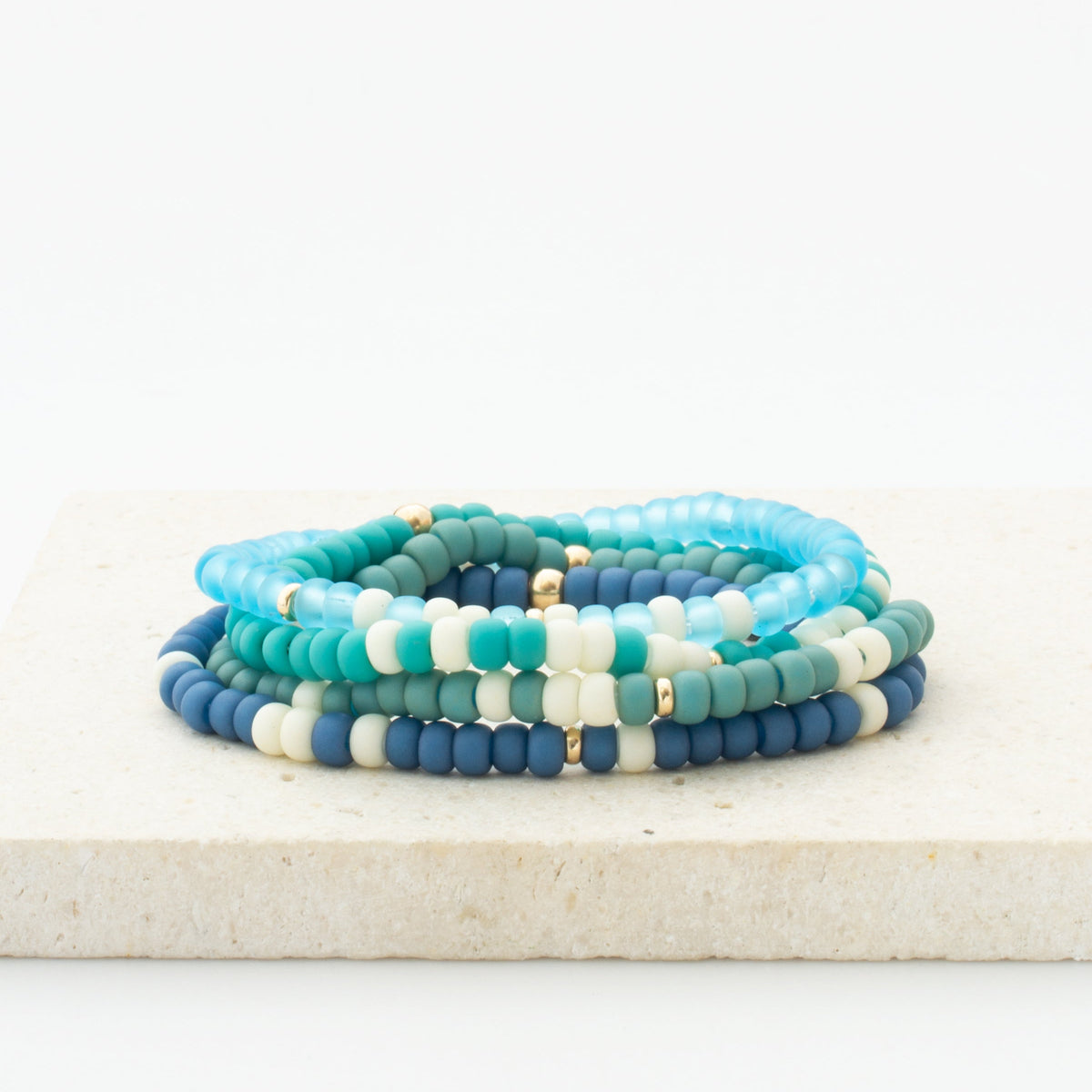 Custom Two-Tone Bubble Morse Code Bracelet