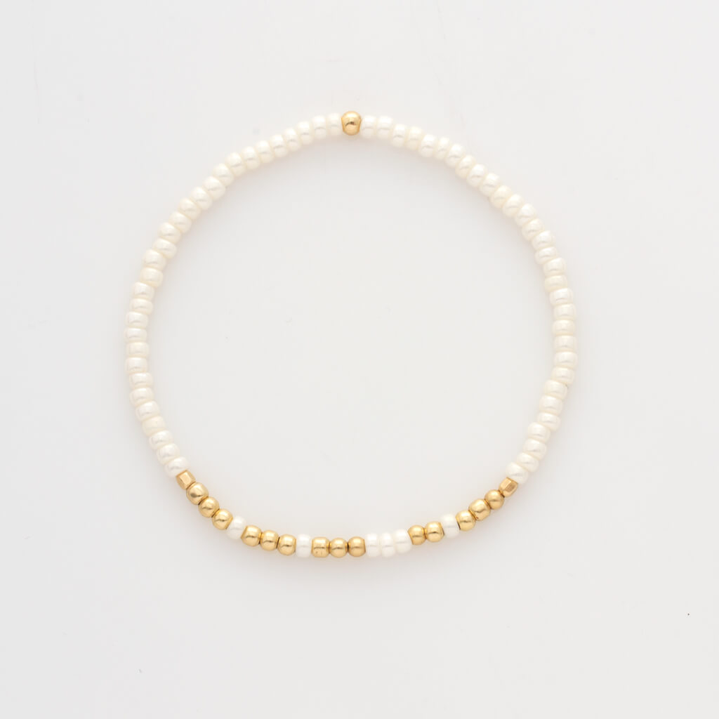 "I Love Us" Endless Morse Code Bracelet