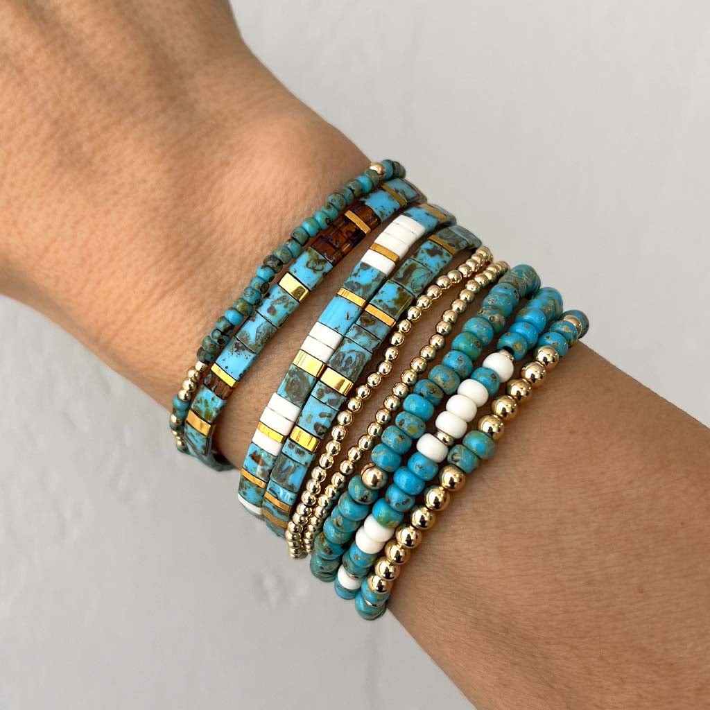 "I Was Made For This" Endless Morse Code Bracelet