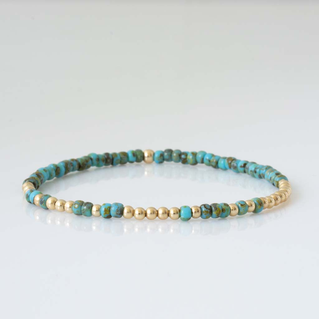 "I Was Made For This" Endless Morse Code Bracelet