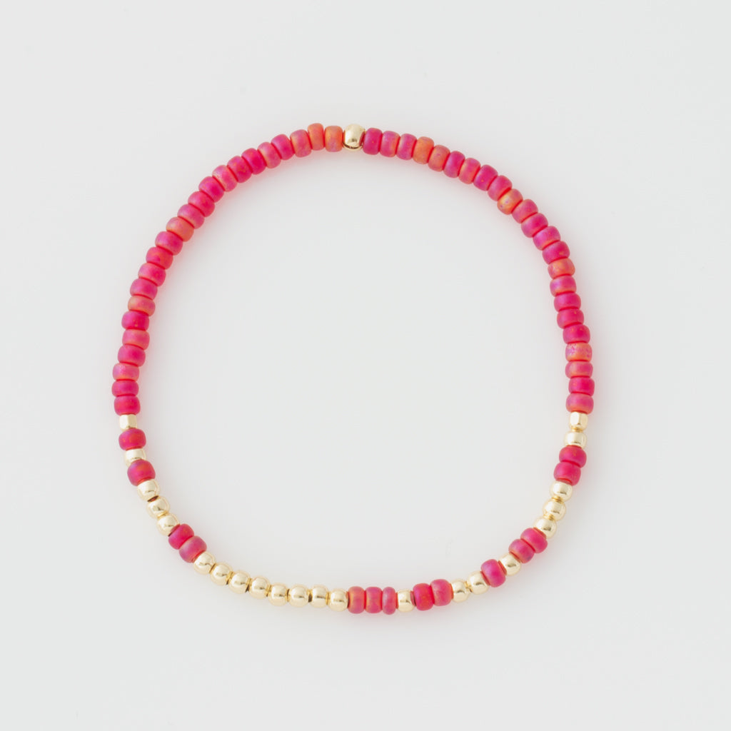 "Keep Showing Up" Endless Morse Code Bracelet