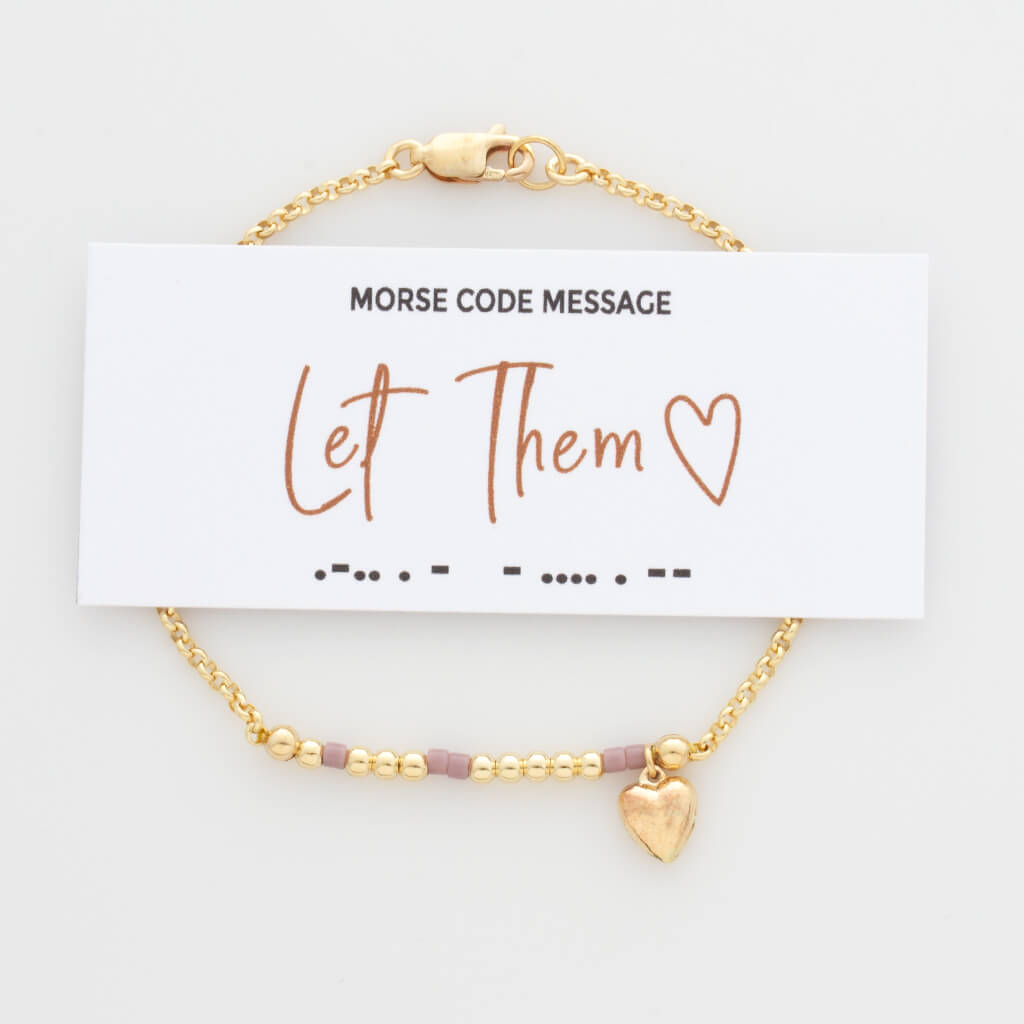 Let Them Morse Code Bracelet LEILA
