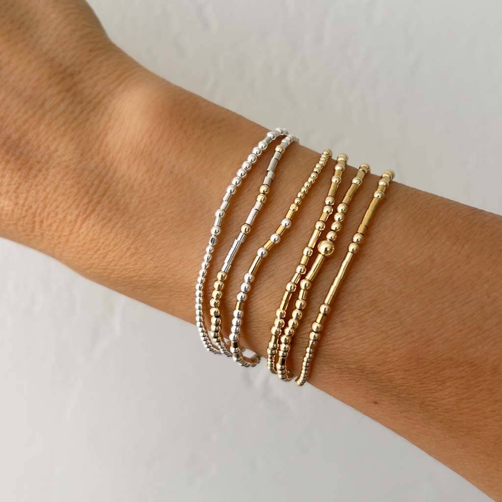 Custom Endless Luxe Morse Code Bracelet