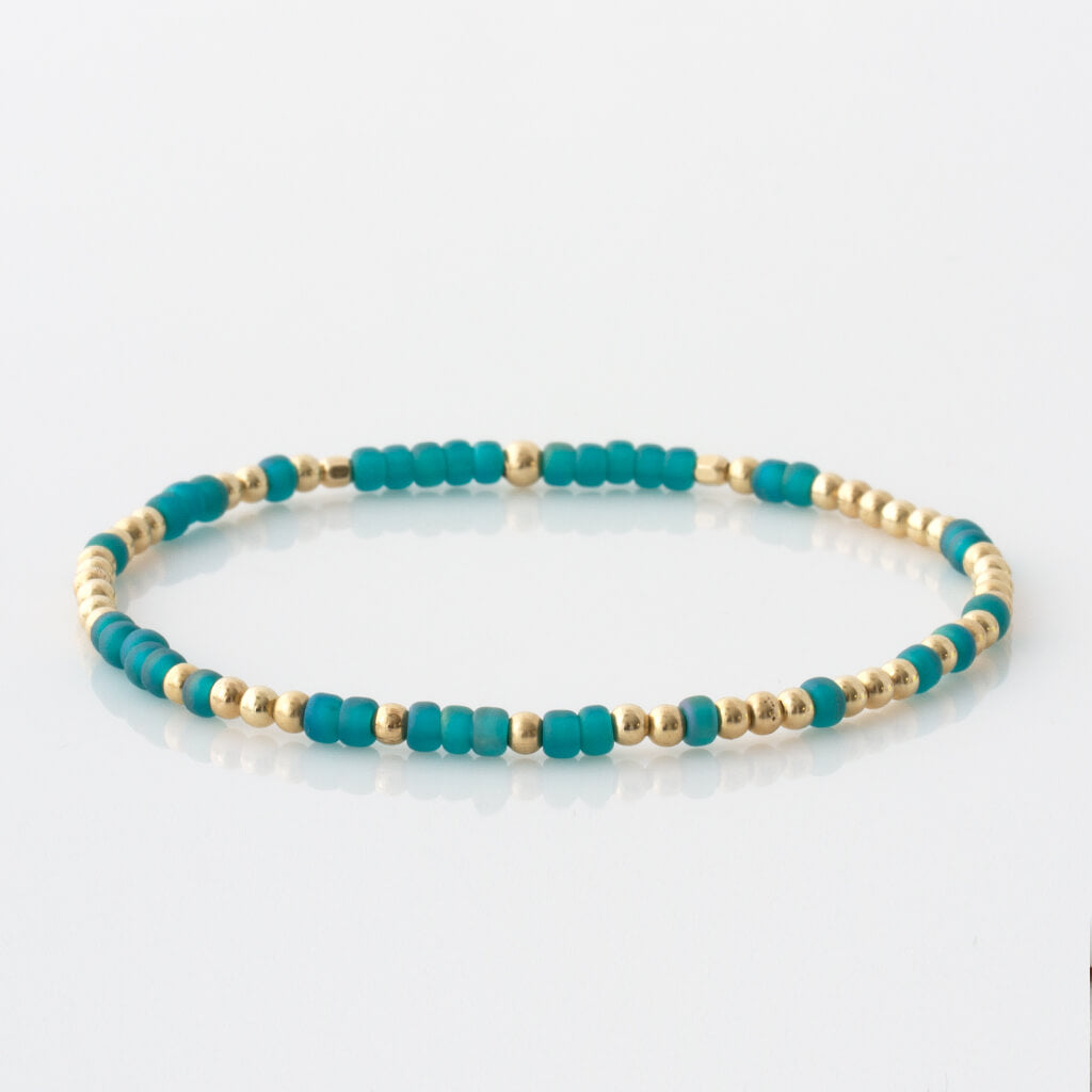 "Love Is More Powerful Than Hate" Endless Morse Code Bracelet