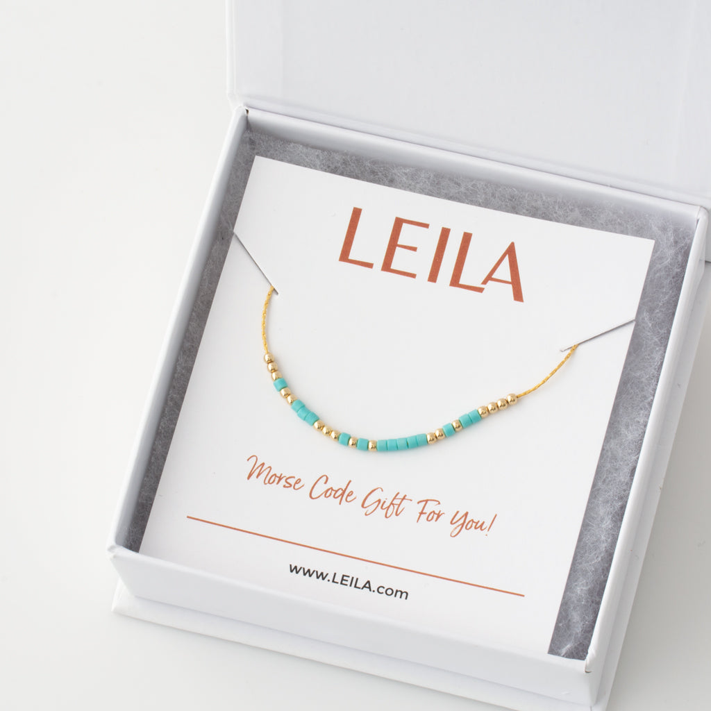 Custom Morse Code Necklace