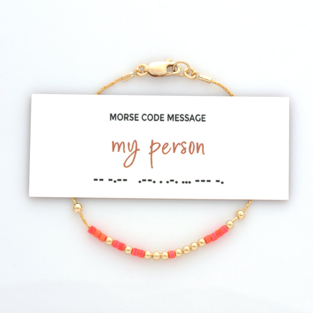 "My Person" Morse Code Bracelet