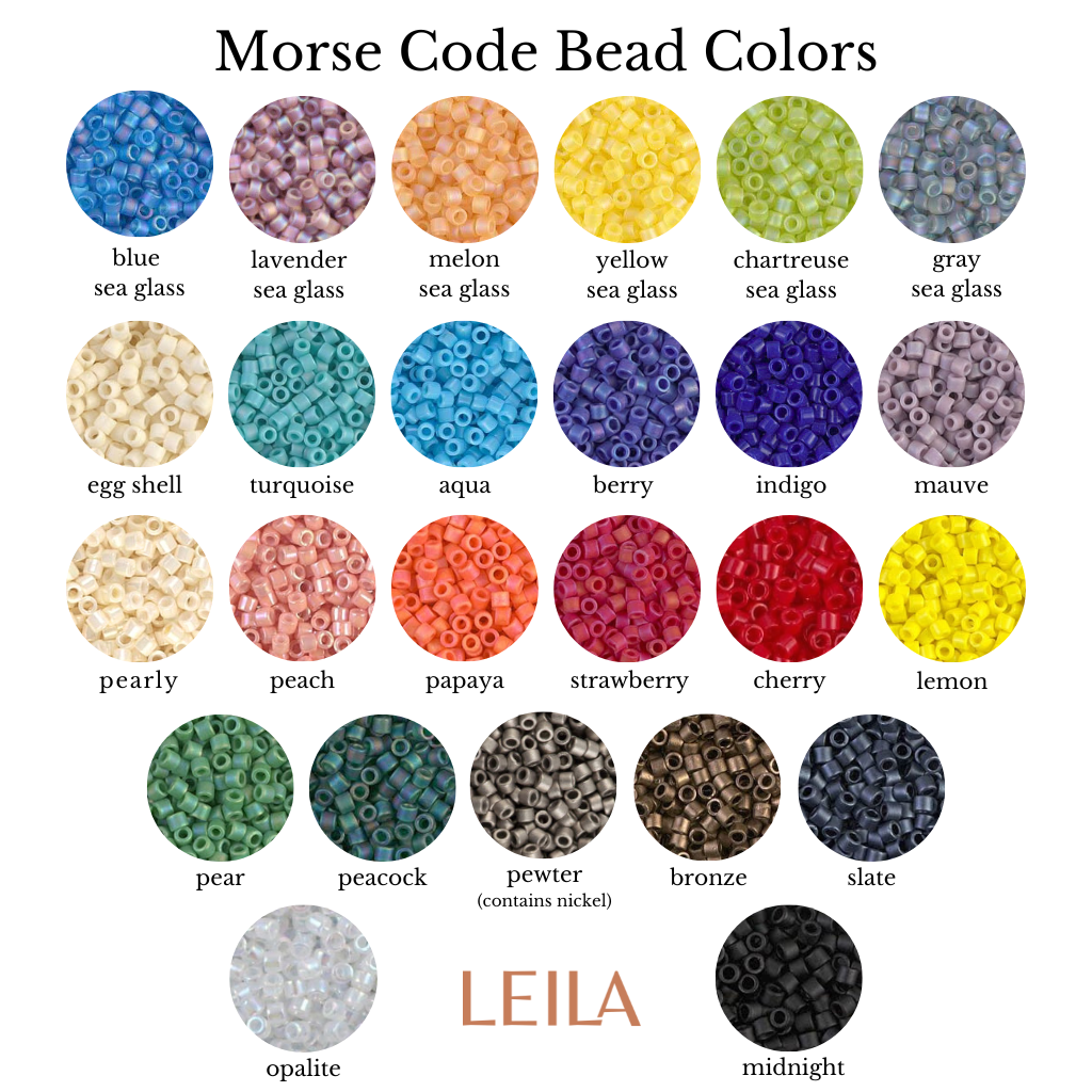 "Fuck Cancer" Morse Code Bracelet