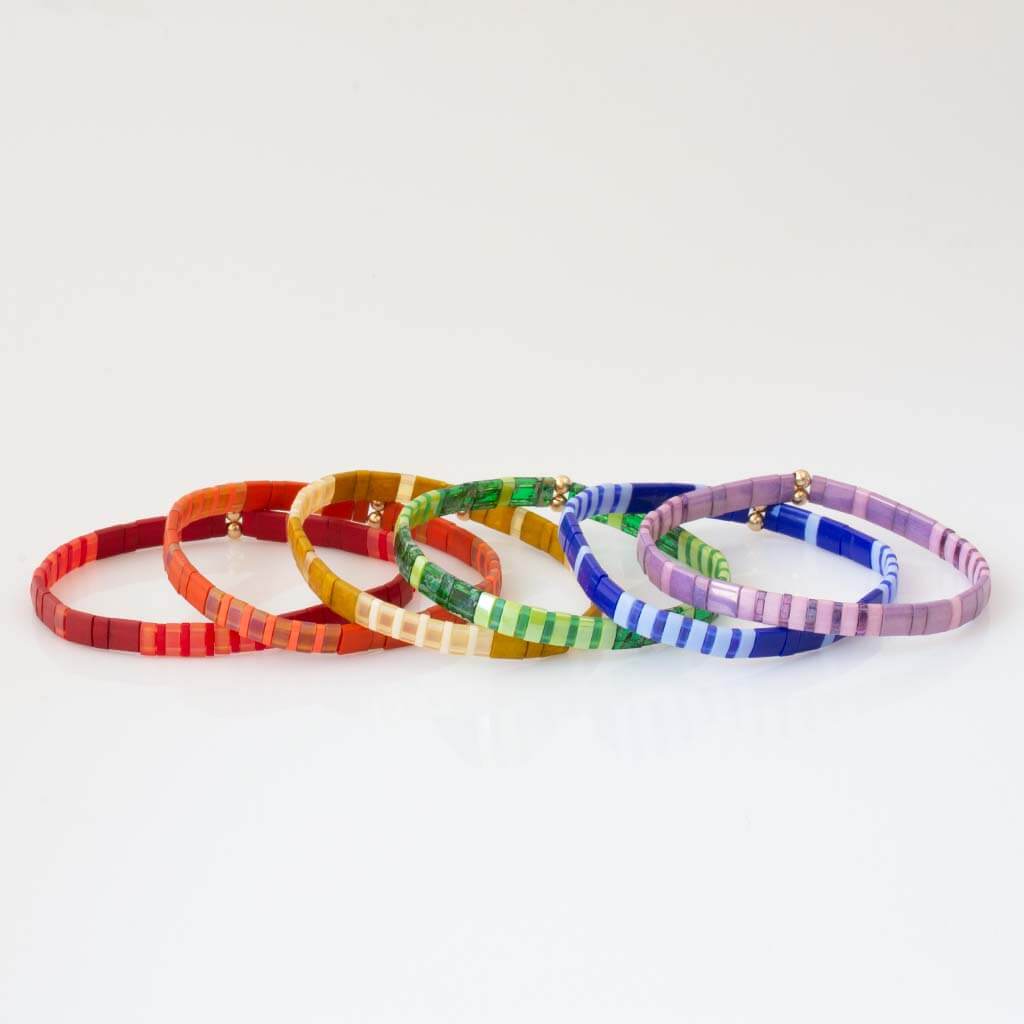 Pattern Tila Bracelet - Mosaic Collection