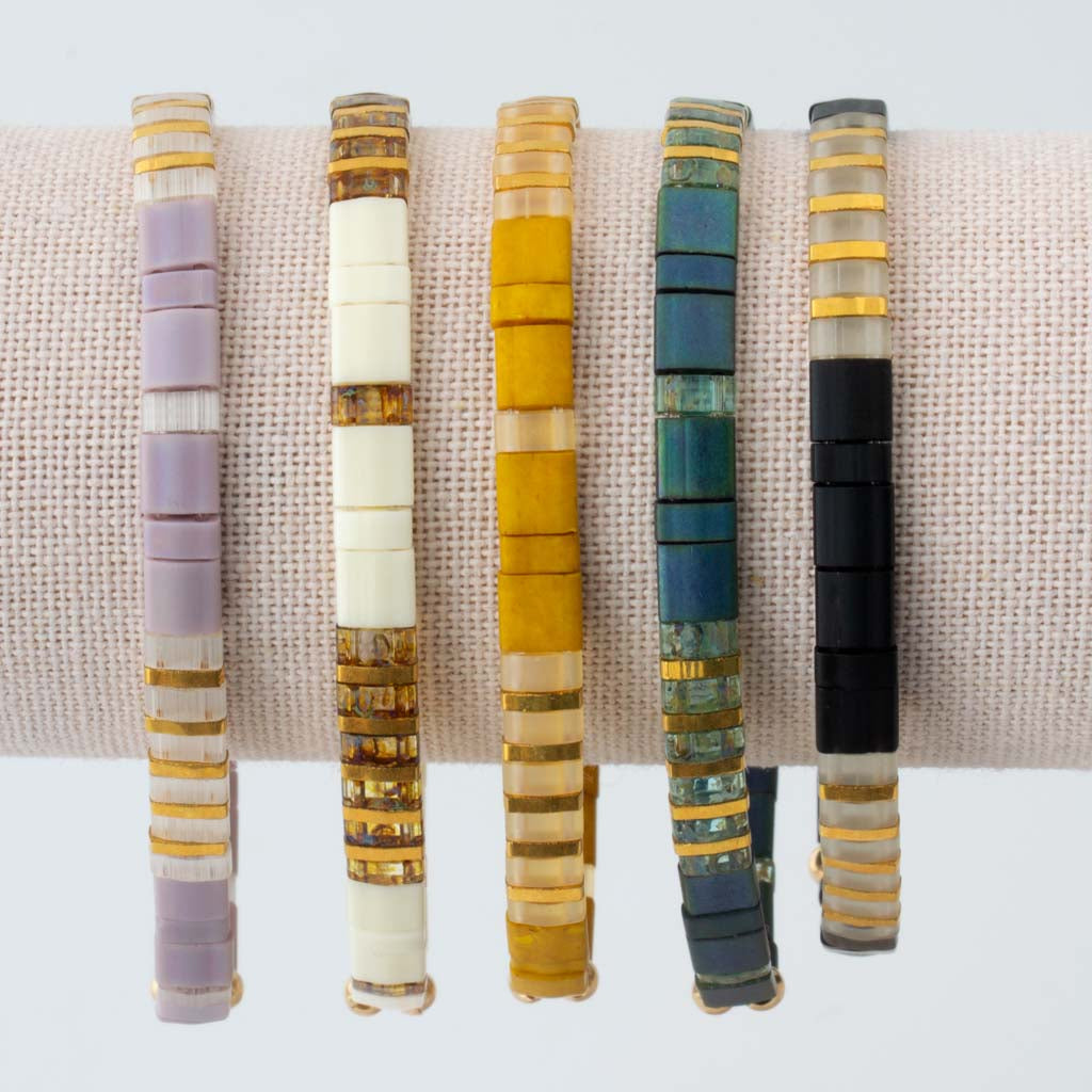 Pattern Tila Bracelet - Two-Tone Collection