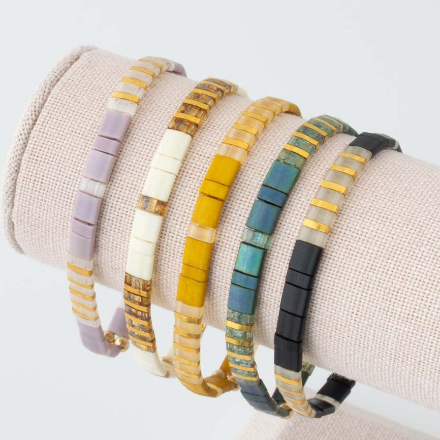 Pattern Tila Bracelet - Two-Tone Collection