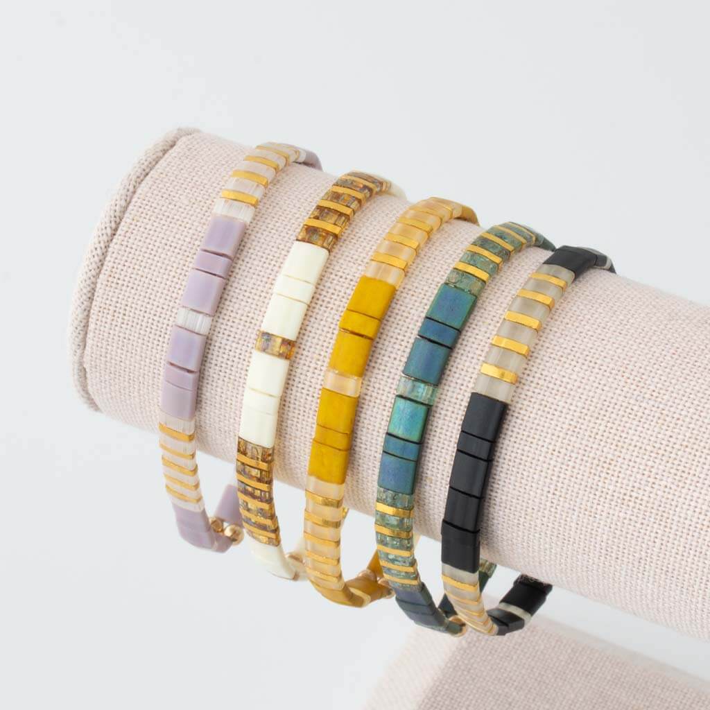 Pattern Tila Bracelet - Two-Tone Collection