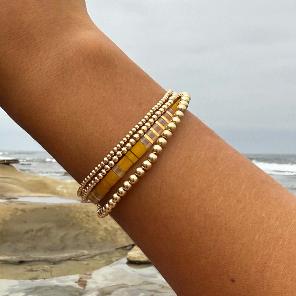 Pattern Tila Bracelet - Two-Tone Collection