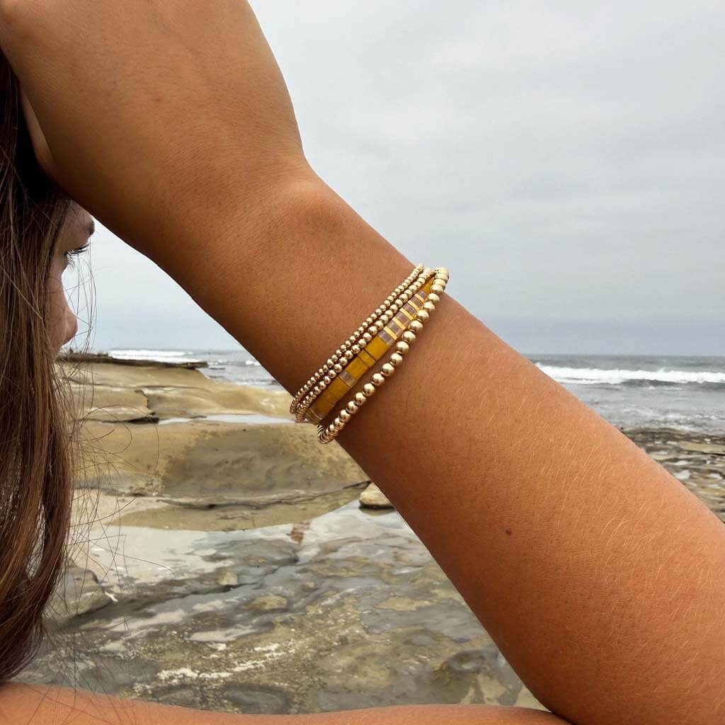 Pattern Tila Bracelet - Two-Tone Collection