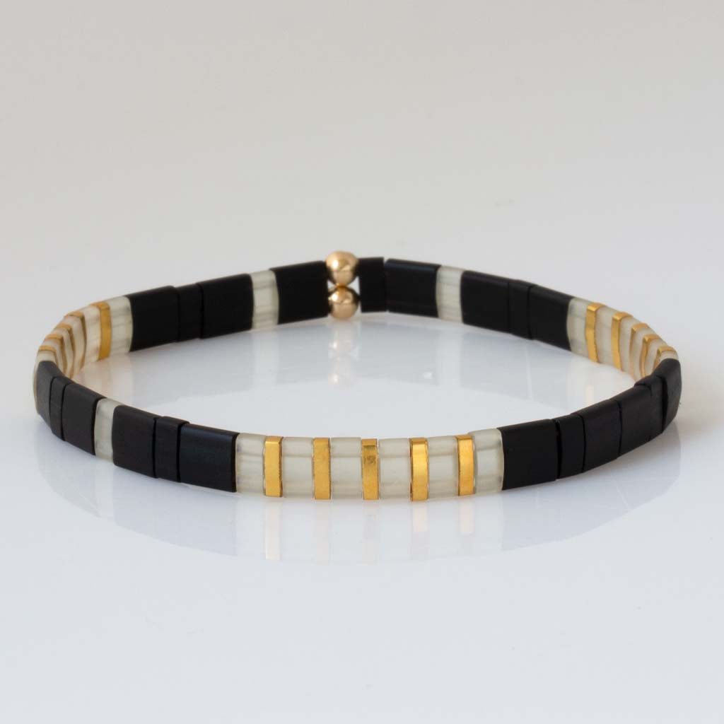 Pattern Tila Bracelet - Two-Tone Collection