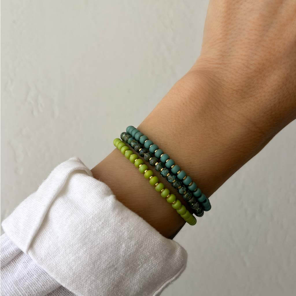 Peek-a-Boo Bubble Bracelet- Luster