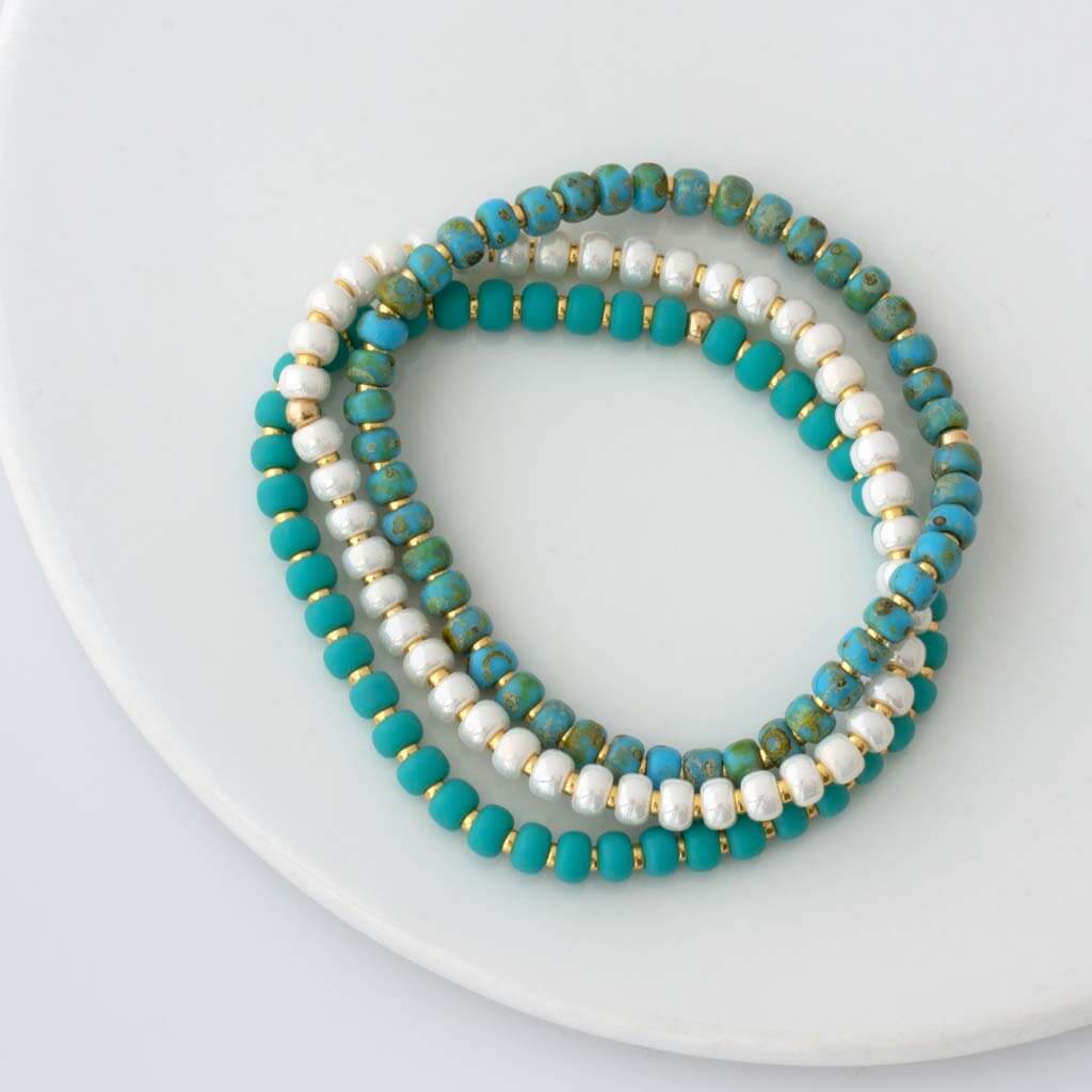 Peek-a-Boo Bubble Bracelet- Luster