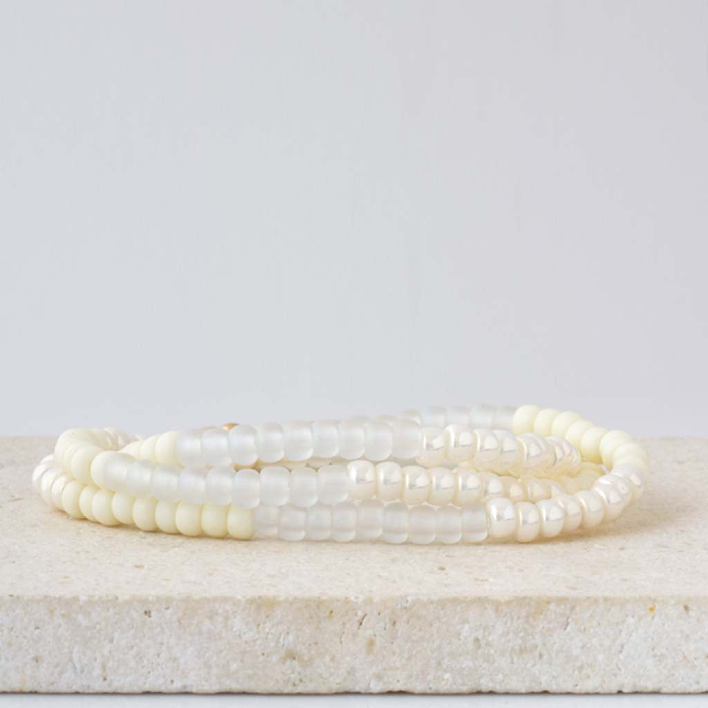 Sea Glass Bubble Wrap Bracelet