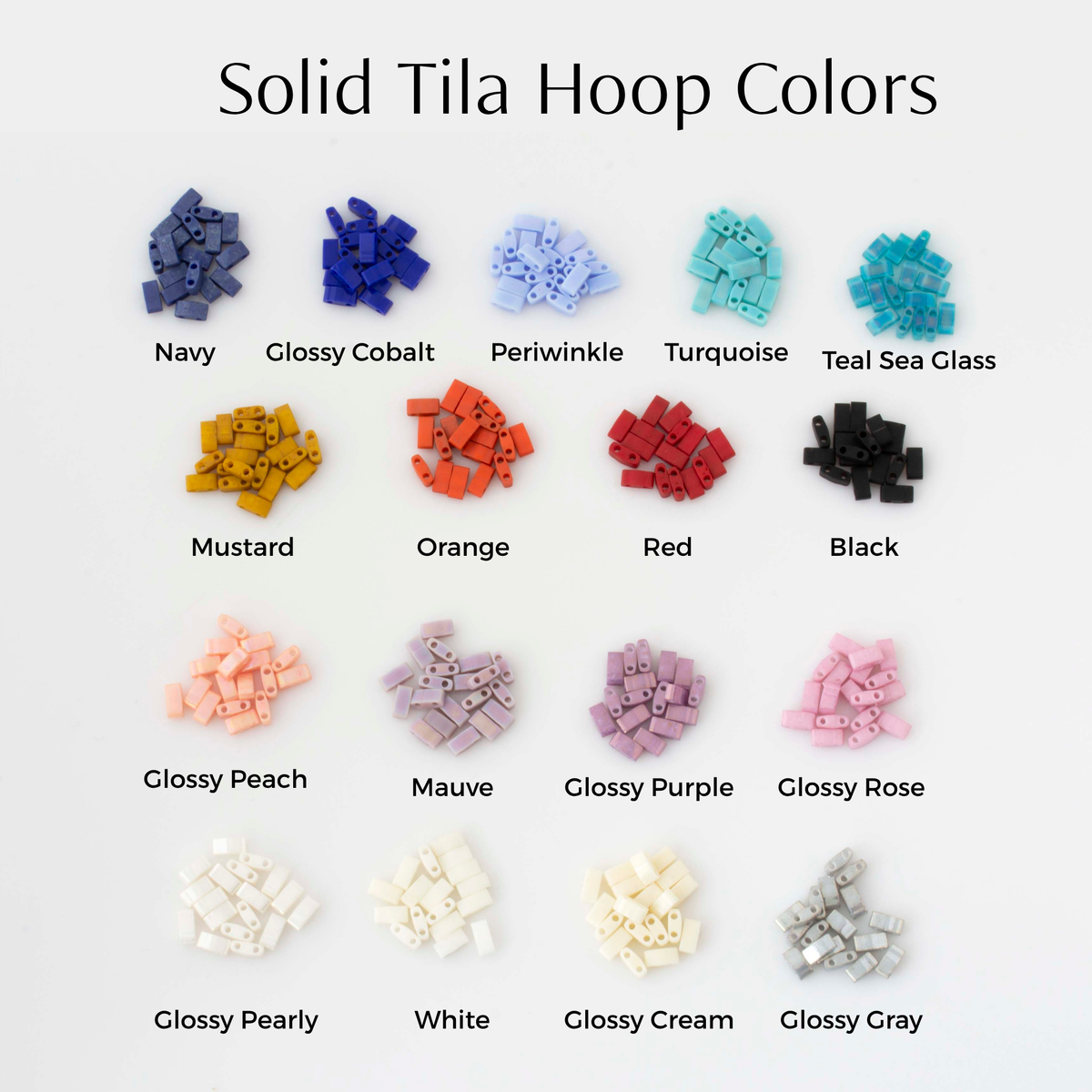 Solid Tila Hoops