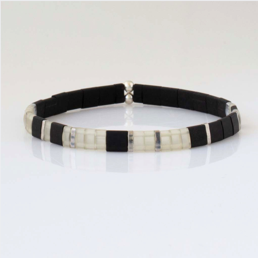 "Chasing Sunsets" Tila Morse Code Bracelet