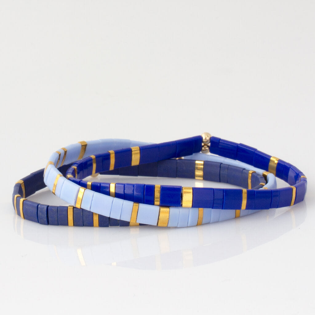 Custom Tila Morse Code Bracelet -  Solid Collection