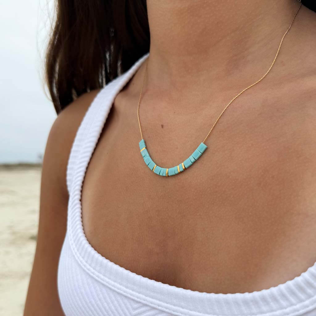 Tila Morse Code Necklace - Solid Collection